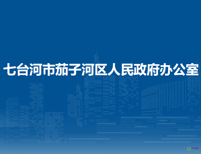 七台河市茄子河区人民政府办公室