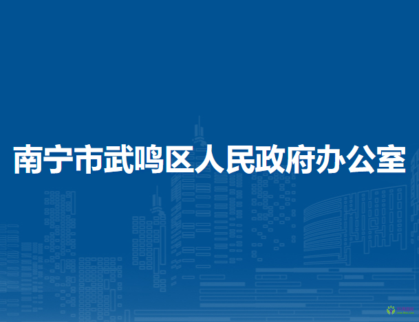 南宁市武鸣区人民政府办公室