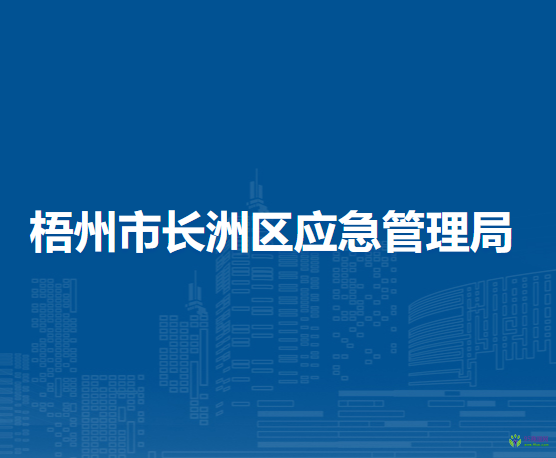梧州市长洲区应急管理局