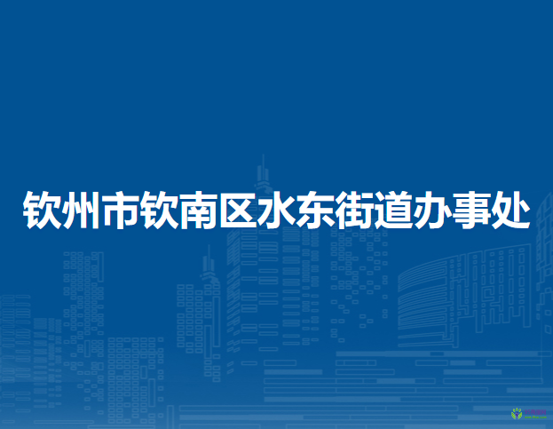 钦州市钦南区水东街道办事处