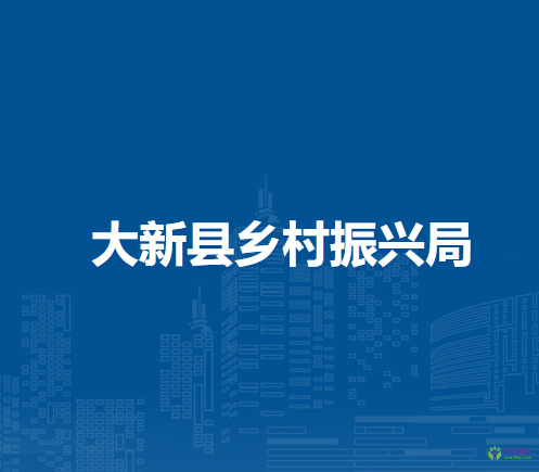 大新县乡村振兴局