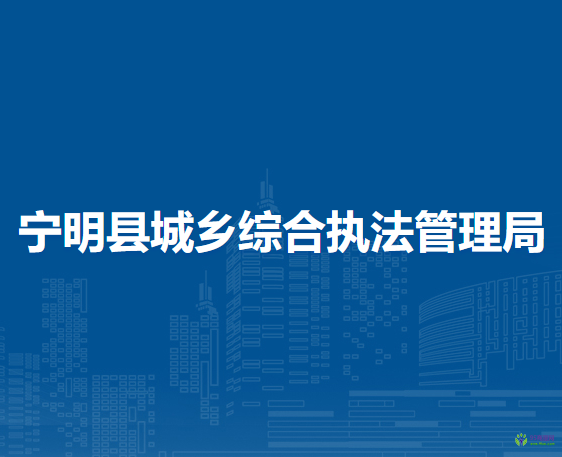 宁明县城乡综合执法管理局
