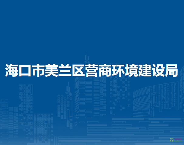 海口市美兰区营商环境建设局