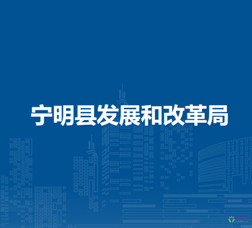 宁明县发展和改革局