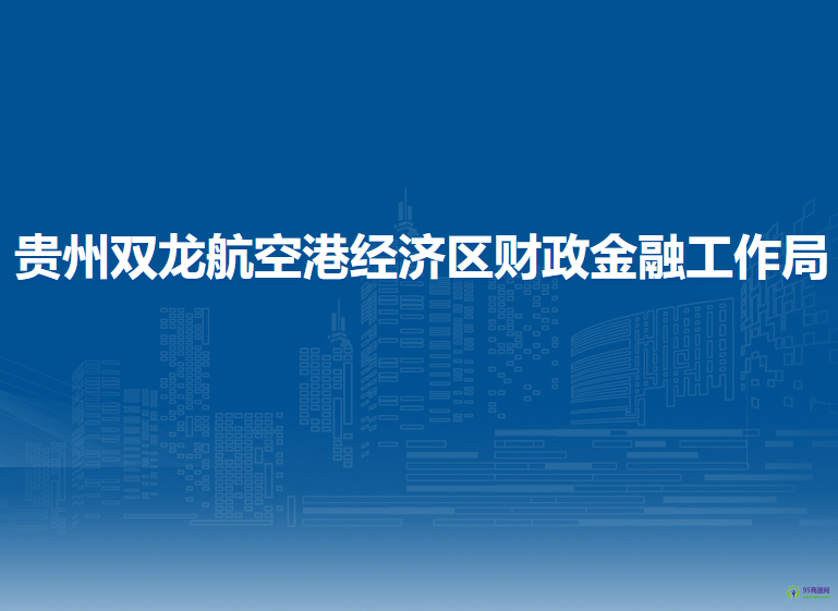 贵州双龙航空港经济区财政金融工作局