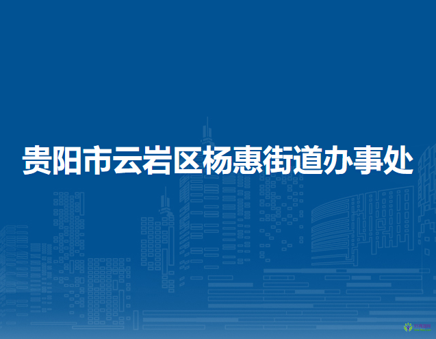 贵阳市云岩区杨惠街道办事处