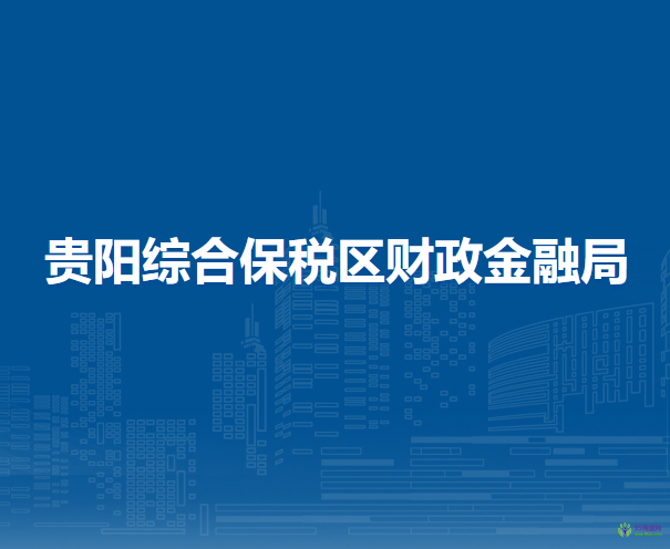 贵阳综合保税区财政金融局