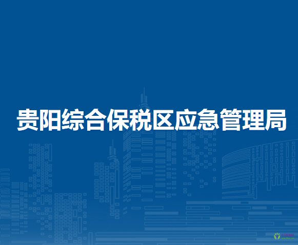 贵阳综合保税区应急管理局
