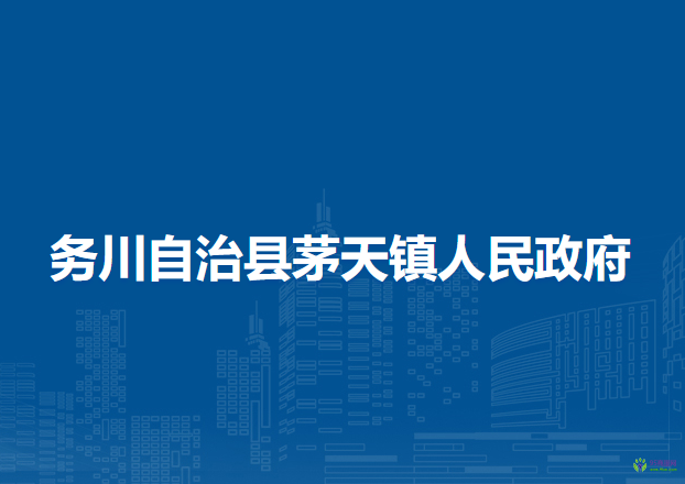 务川自治县茅天镇人民政府