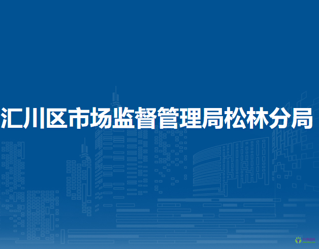遵义市汇川区市场监督管理局松林分局