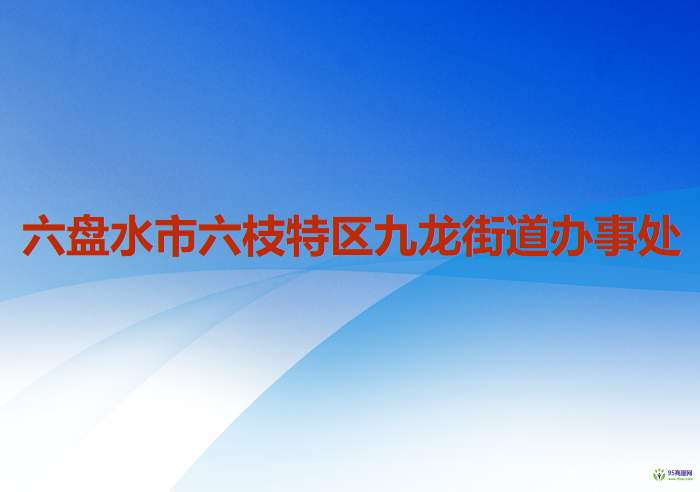 六盘水市六枝特区九龙街道办事处