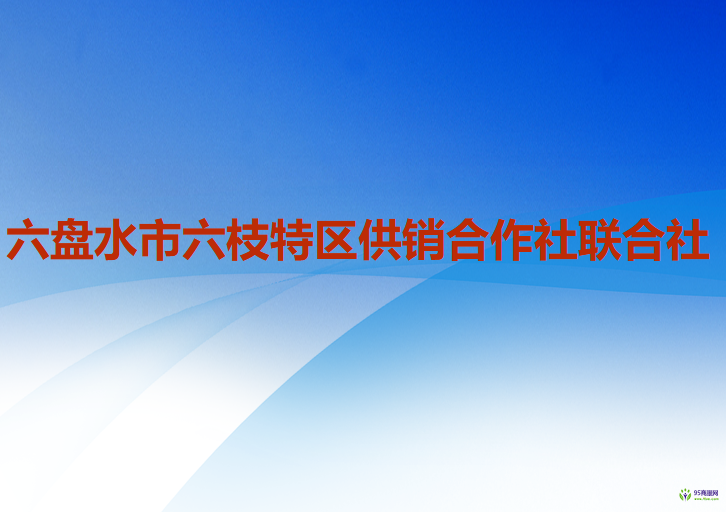 六盘水市六枝特区供销合作社联合社