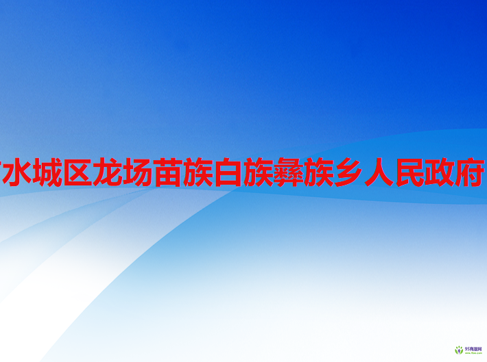 六盘水市水城区龙场苗族白族彝族乡人民政府