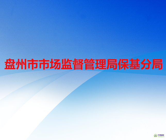 盘州市市场监督管理局保基分局