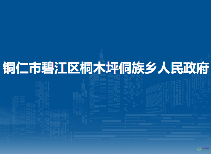 铜仁市碧江区桐木坪侗族乡人民政府