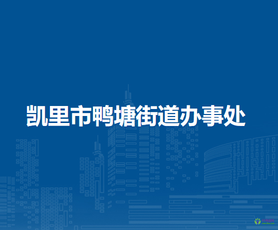 凯里市鸭塘街道办事处