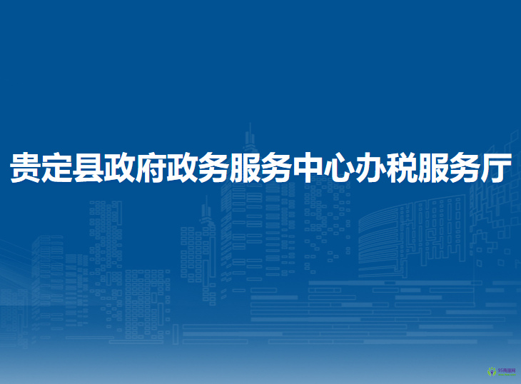 贵定县政府政务服务中心办税服务厅