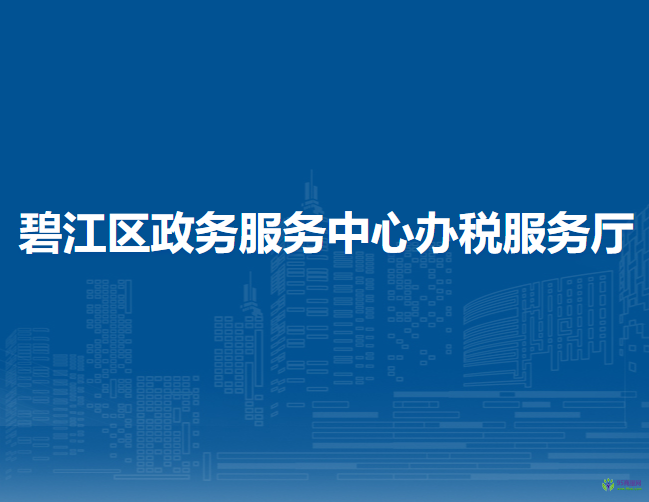 铜仁市碧江区政务服务中心办税服务厅