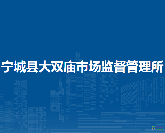 宁城县大双庙市场监督管理所