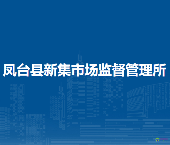 凤台县新集市场监督管理所