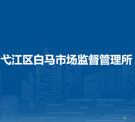 芜湖市弋江区白马市场监督管理所